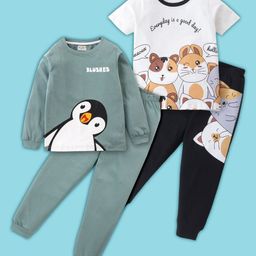 BLUSHES Unisex Kids Printed T-shirt-image-84
