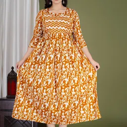 MURLI KURTI Women Printed Thread Work Anarkali Kurta-image-93