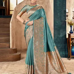 Mehrang Woven Design Zari Banarasi Saree-picture-39