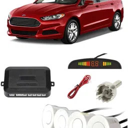 PKNA0137 White Car Reverse Parking Sensor with LED Display 4 Sensor PKNA0137 Parking Sensor-10