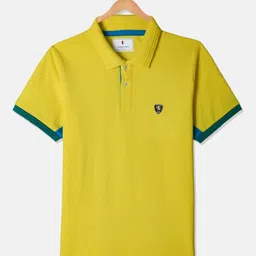 Octave Boys Solid Polo Collar Cotton T-shirt-image-50