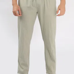 NEXSTYLO Men Relaxed Chinos Trousers-image-104