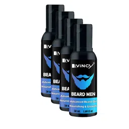 LIVINCY Set Of 4 Advanced Beard Oil With Argan & Vitamin E - 50 ml Each-6