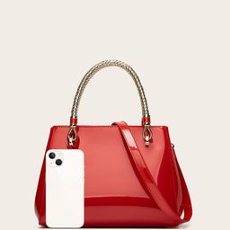 RAVE PU Structured Handheld Bag-image-96