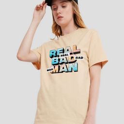 Underrated Club Women Typography Printed Bio Finish Applique T-shirt-image-90