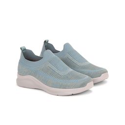 Aqualite Women Woven Design Slip-On Sneakers-picture-12