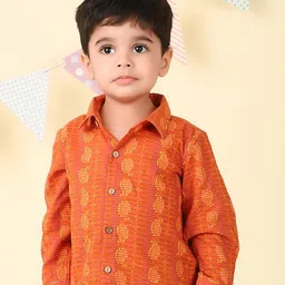 Fabindia Boys Opaque Printed Casual Shirt-image-17