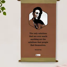 Indigifts Brown Inspirational Quote Printed Wall Hanging-19