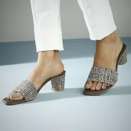 Inc 5 Embellished Block Mules-5