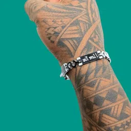Dynamic Retail Global Men Silver-Plated Link Bracelet-picture-47