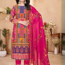 JAY NAGNATH FAB Printed Art Silk Kurta Sets-image-68