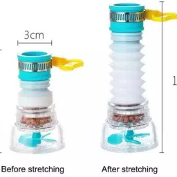 aavya collection AAVYA 360 ° Rotating Adjustable Kitchen Sink Water Saving Plastic Filter Nozzle Faucet Tap Tap Mount Water Filter Faucet Nozzle image 3