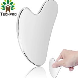 Techpro 304 Stainless Steel Facial Tools Massager Facial Tools Metal Gua Sha Tighten Skin Care Tools | Beauty Tool Massager-image-22