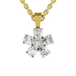 SparklesLab Grown Diamond 1.26 Carat Flower Pendant for Women-image-61