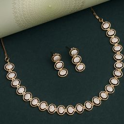 PREYANS Gold-Plated Brass Jewellery Set-image-13