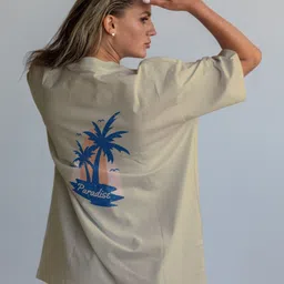 CORSICA Graphic Printed Drop-Shoulder Sleeves Oversized T-shirt-picture-6