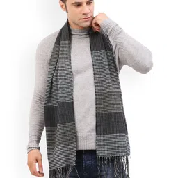 Cazzano Men Checked Acrylic Mufflers-image-83