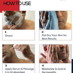 derma decode After Shave Serum Lotion Brightens Skin & Reduces Pigmentation-30ml image 3