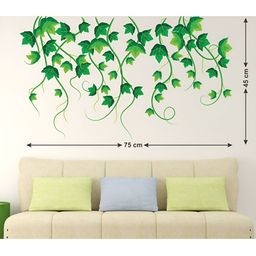 LANSTICK Green Leaves Printed Waterproof Wallpaper-image-93