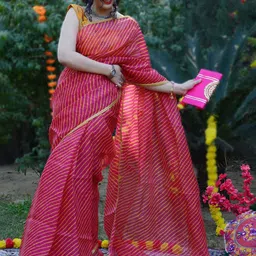 Indi INSIDE Leheriya Beads and Stones Kota Saree-picture-44