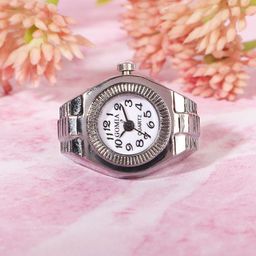 Thrillz Silver-Plated Adjustable Watch Finger Ring-image-61