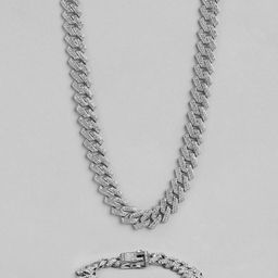 PARIS HAMILTON Set of 2 Silver-Plated Necklace & Bracelet-image-84