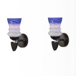 SOMIL Blue Glass Cylinder Wall Lamps-image-78