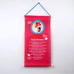 Archies Pink & White Printed Wall Hanging-image-15