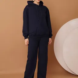 U&F Hooded Neck Sweatshirt With Trousers Co-Ords-picture-9