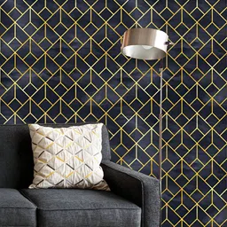ArtzFolio Printed UV-Resistant Anti-Bacterial Geometric Pattern Peel & Stick Wallpaper-image-68