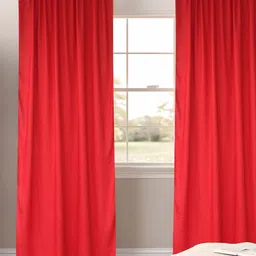 Dekor World Multicoloured Set of 2 Sheer Door Curtain-55