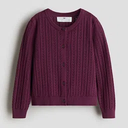 H&M Pointelle-Knit Cotton Cardigan-picture-4
