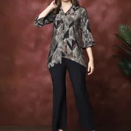 Claura Printed Tunic & Trouser Co-Ords-15