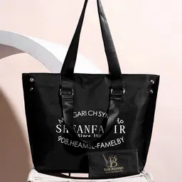 Bag Pepper Women Typography Structured Embellished Shoulder Bag with Pouch-19