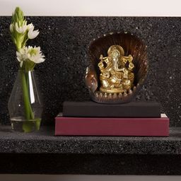Exotic India Brown Religious Idol Showpiece-image-46