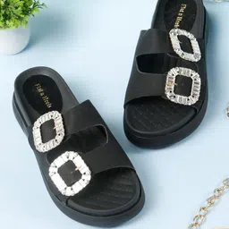 Flat n Heels Women Open Toe Flats with Buckles-60