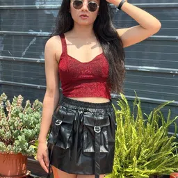 VANGULL Women Shoulder Straps Bralette Crop Top-picture-27