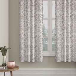 HOSTA HOMES Brown & White Geometric Window Curtain-41