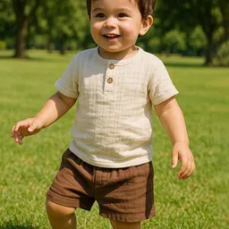 EARTHY TWEENS Boys T-shirt with Shorts-image-40