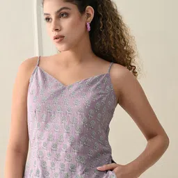 Zenava by Myntra Floral Print Cotton Top-image-38
