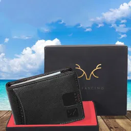 Al Fascino Men Leather Two Fold Wallet-49