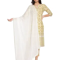 W Taping Border Dupatta-36