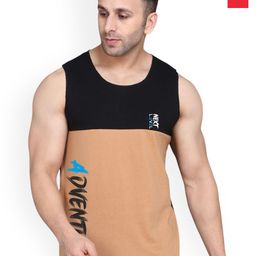SLOWLORIS Men Pack Of 2 Bio-Wash Printed Gym Innerwear Vests-picture-0