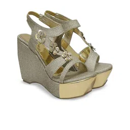MONAQI Colourblocked Wedge Pumps with Bows-35