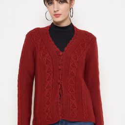 Madame Women Cable Knit Cardigan-image-71