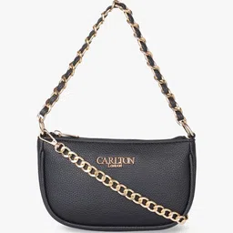 Carlton London Textured Structured Handheld Bag with Quilted image 1