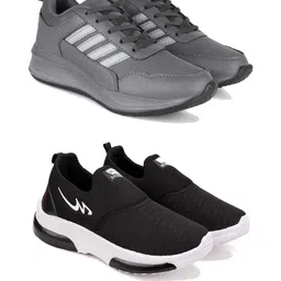 PENNEN Men Non-Marking Running Sports Shoes-image-64