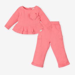 Ed-a-Mamma Baby Girls Top with Trousers-image-86