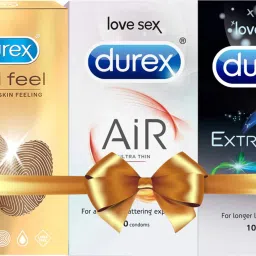 Real Feel , Air , Extra Time 30 Condom (Pack of 3) Condom-14