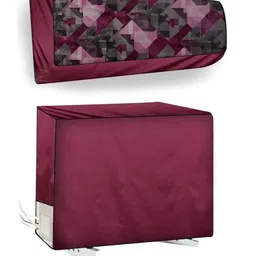 The Furnishing Tree Maroon Plastic Air Conditioner Cover-picture-27